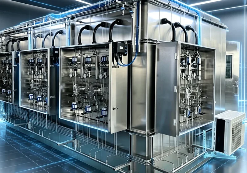 In-line blending analyser skid for the SynBlend system